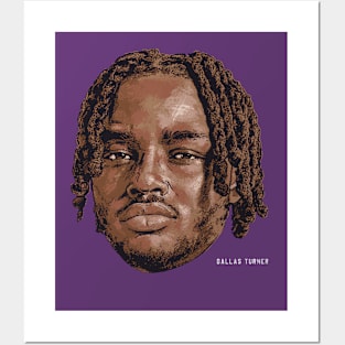 Dallas Turner Minnesota Portrait Posters and Art